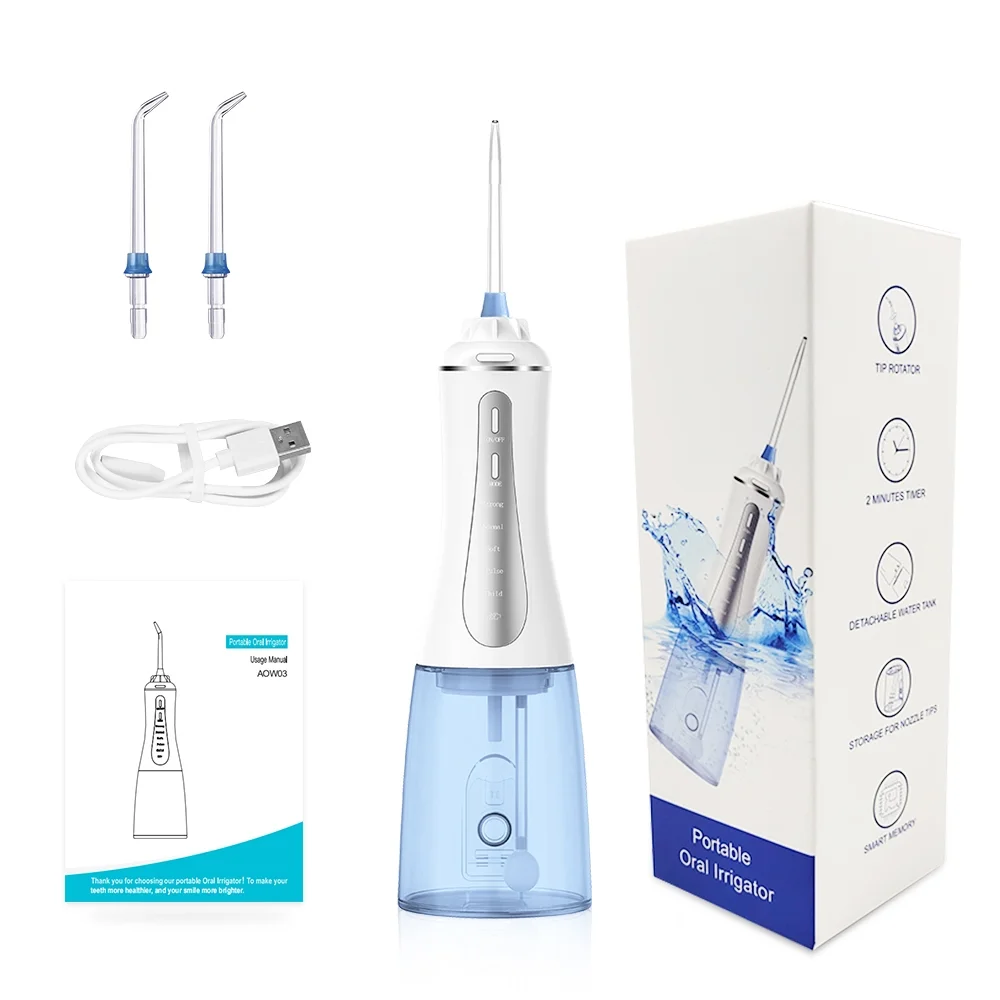 High Quality Portable Cleaning Teeth Cordless  Flosser Waterproof Water  Cordless Water Flosser