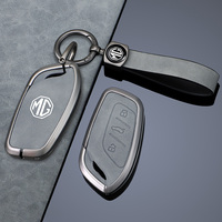Alloy Car Smart Remote Key Case Cover Protection Shell Holder For MG 4 2023 Mg4 Ev MG HS GT ZS EV ZX MG5 MG6 Styling Accessories