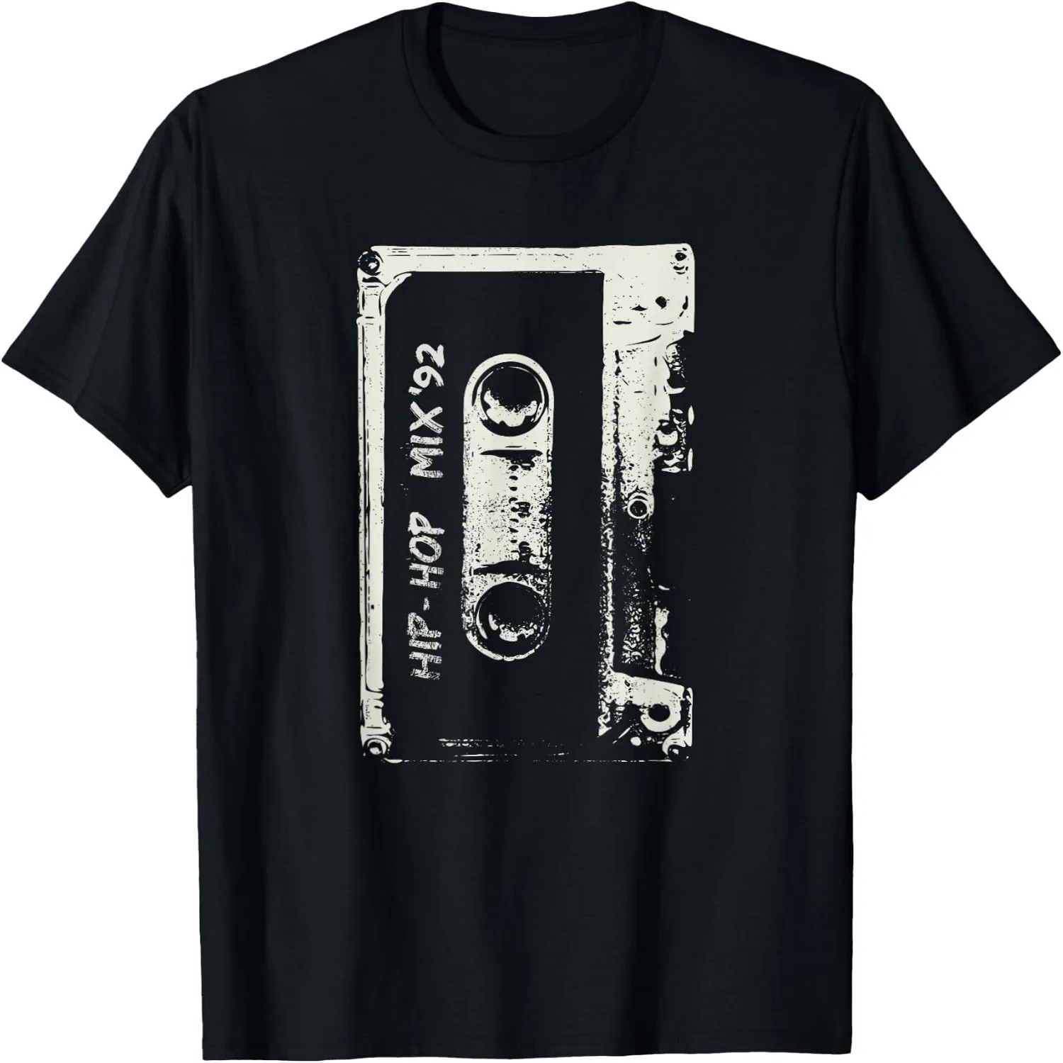 Hip Hop Rap Mixtape Cassette DJ Retro 90s T-Shirt Short sleeve shirt, Retro tee