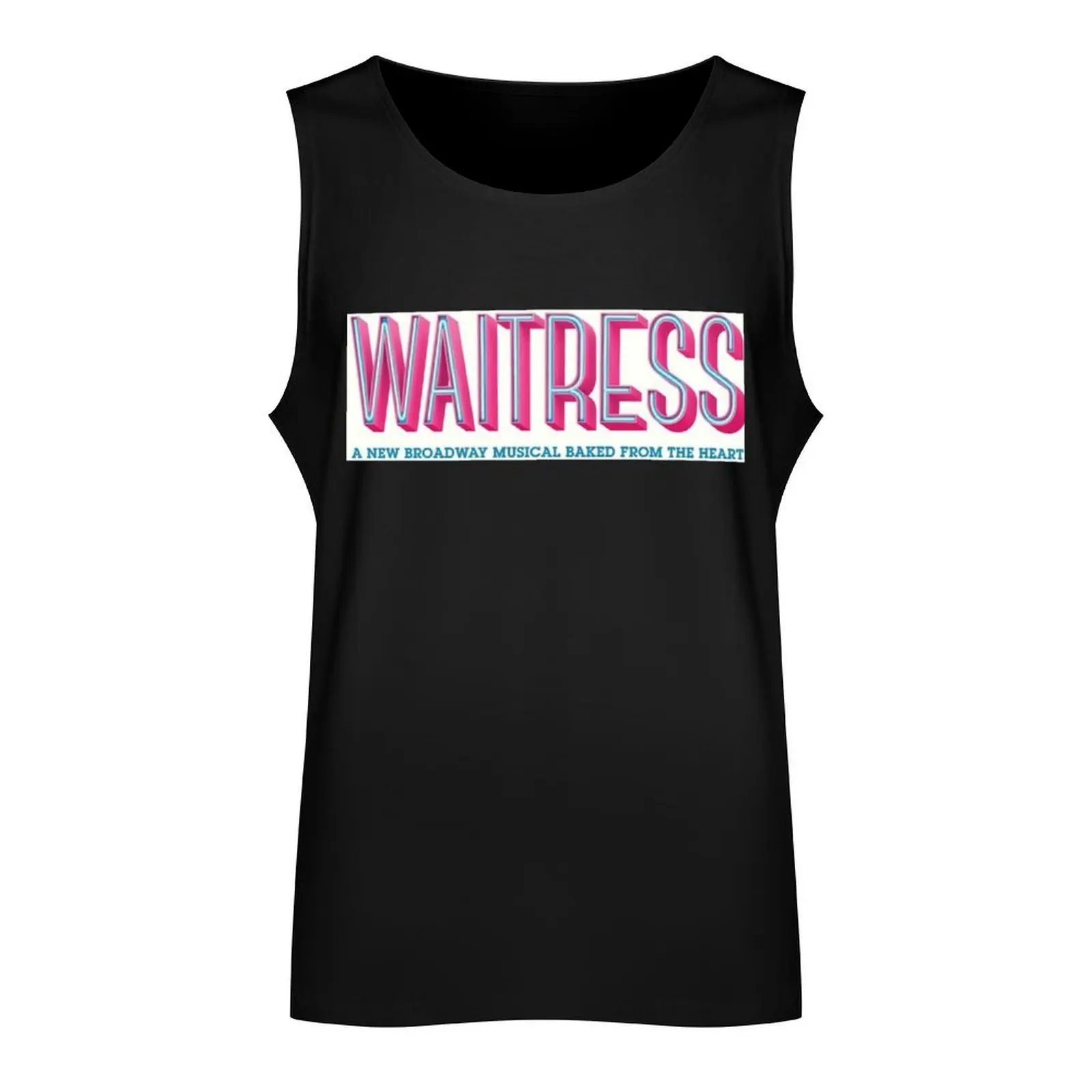 Waitress The Musical - Classic Logo Tshirt Tank Top gym for men Japanese t-shirt Men's gym t-shirt