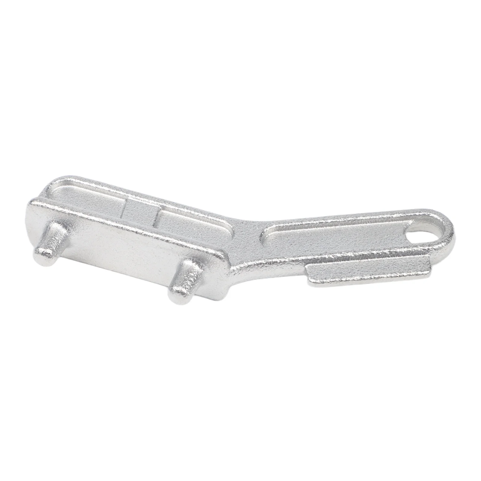 Yacht Fuel Cap Key Silver Deck Fill Key 304 Stainless Steel Textured Grip Compact Size Lightweight Precise Fit