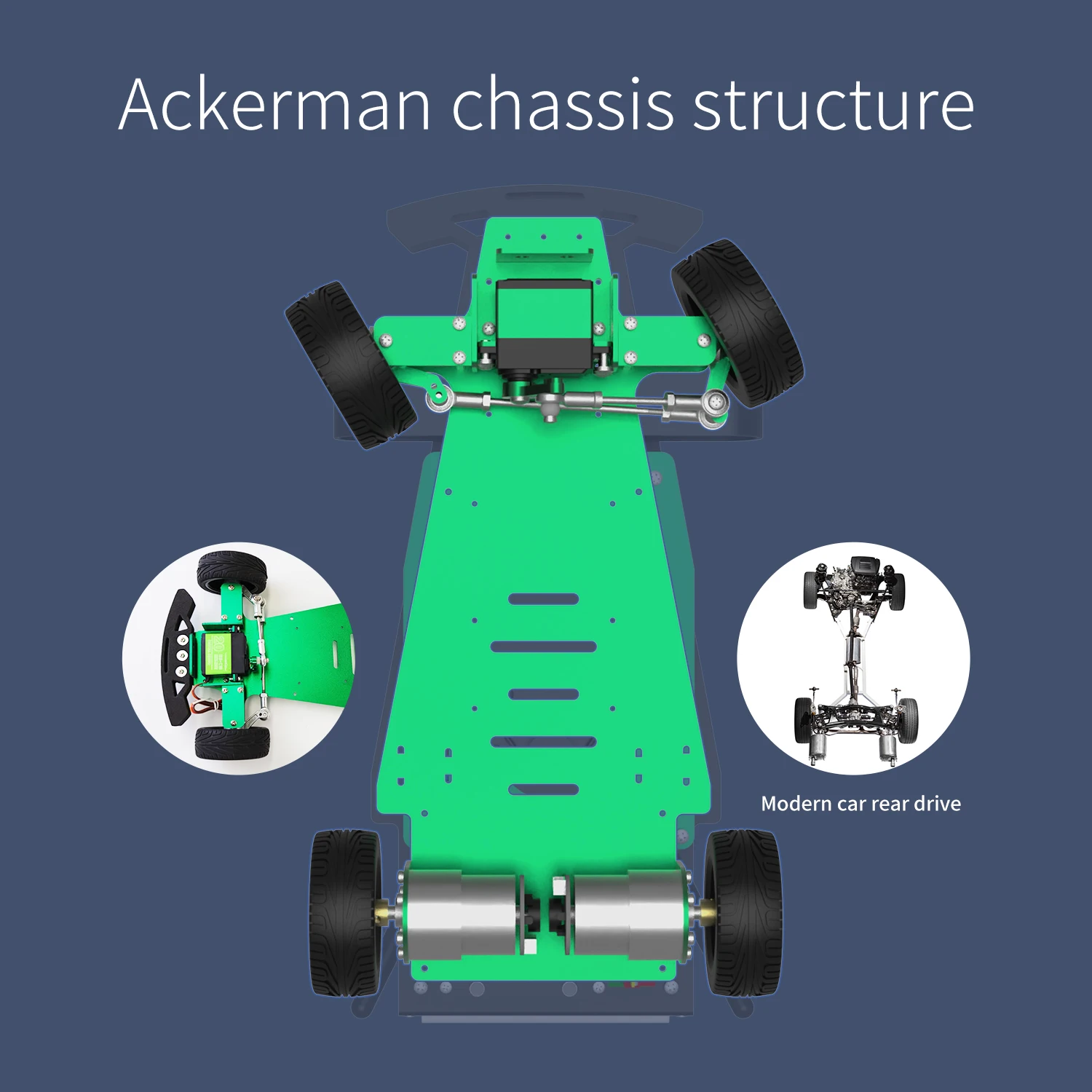 Yahboom ROSMASTER R2L Robot Kit - Jetson Nano 4GB, Ackermann Steering, ROS Support, AI Model Training
