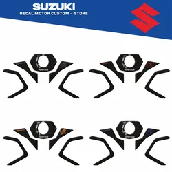 Motorcycle front fork sticker waterproof carbon fiber Samsung sticker suitable for Suzuki hayabusa gsxr1340 2021-2024