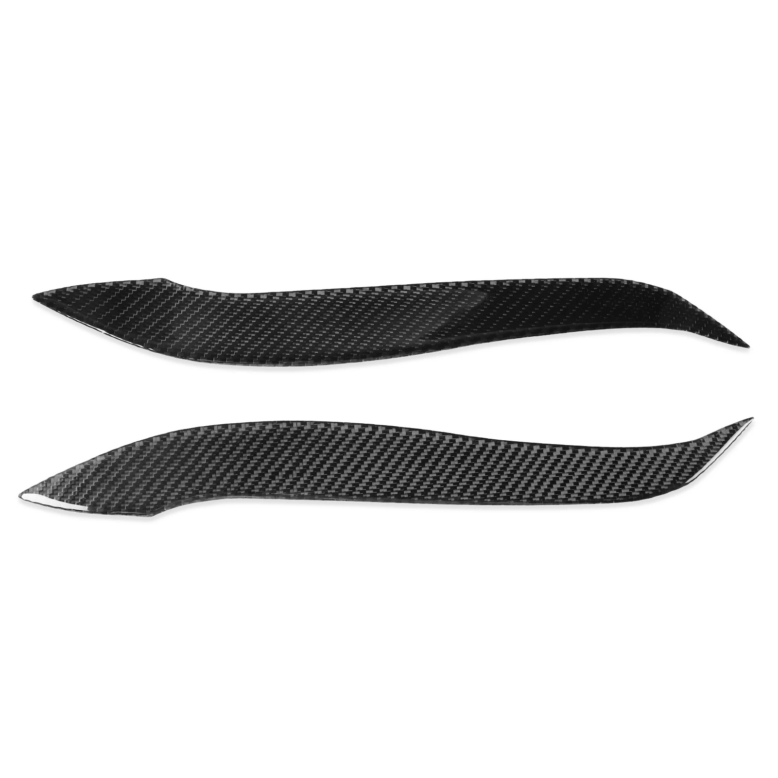 

2 Pcs Carbon Fiber Car Headlights Eyebrow Eyelids Trim Cover For Toyota 1996-1999 Car Stickers Eyelids Trim Cover