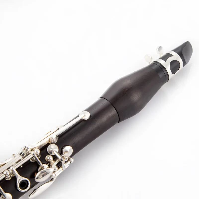 Professional Bb Clarinet R13 Ebony Wood Clarinets Nickel Silver Key Musical Instruments Case Mouthpiece Reeds