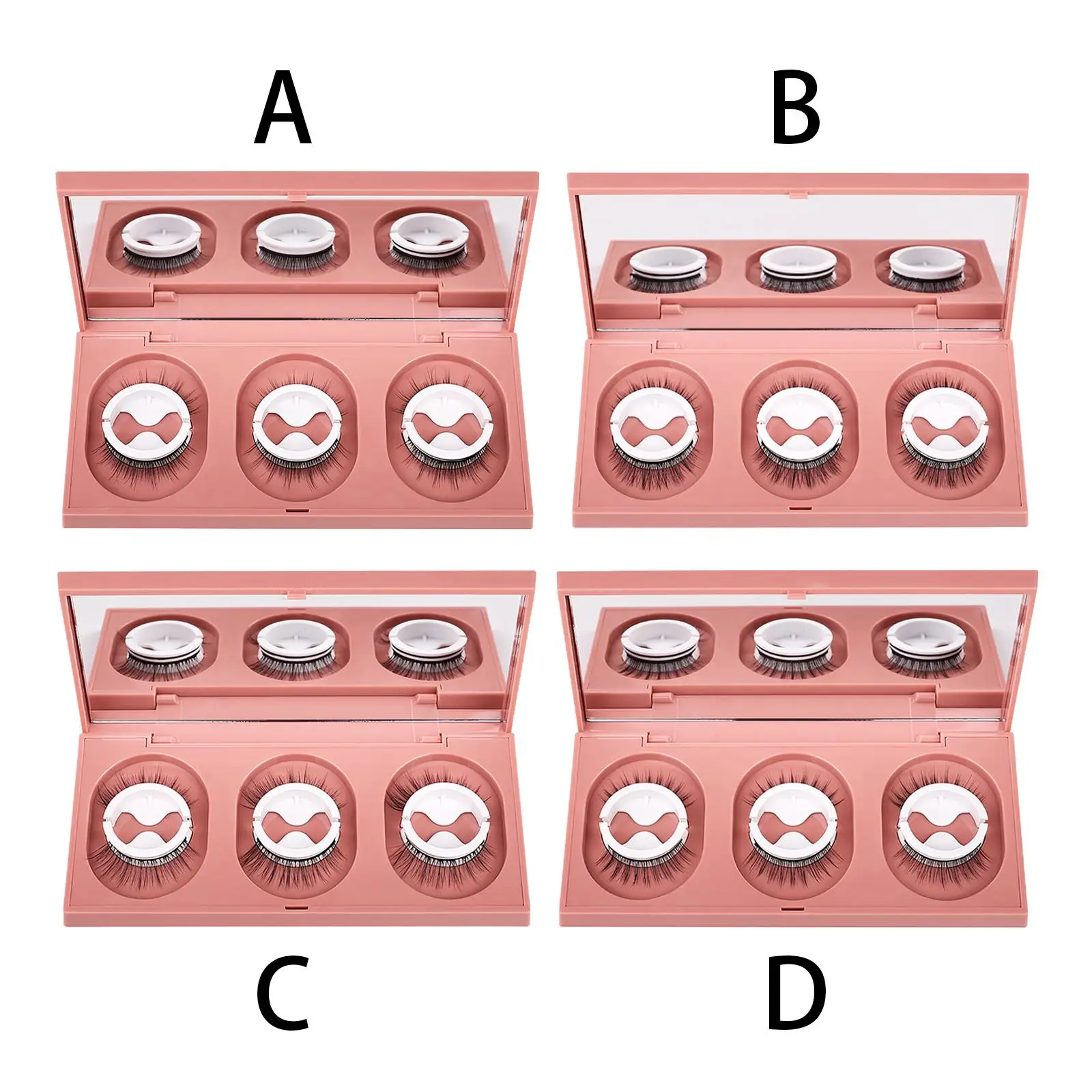 

Reusable Self-Adhesive Eyelashes Slender Long Natural Look Gifts Fake Eye Lashes