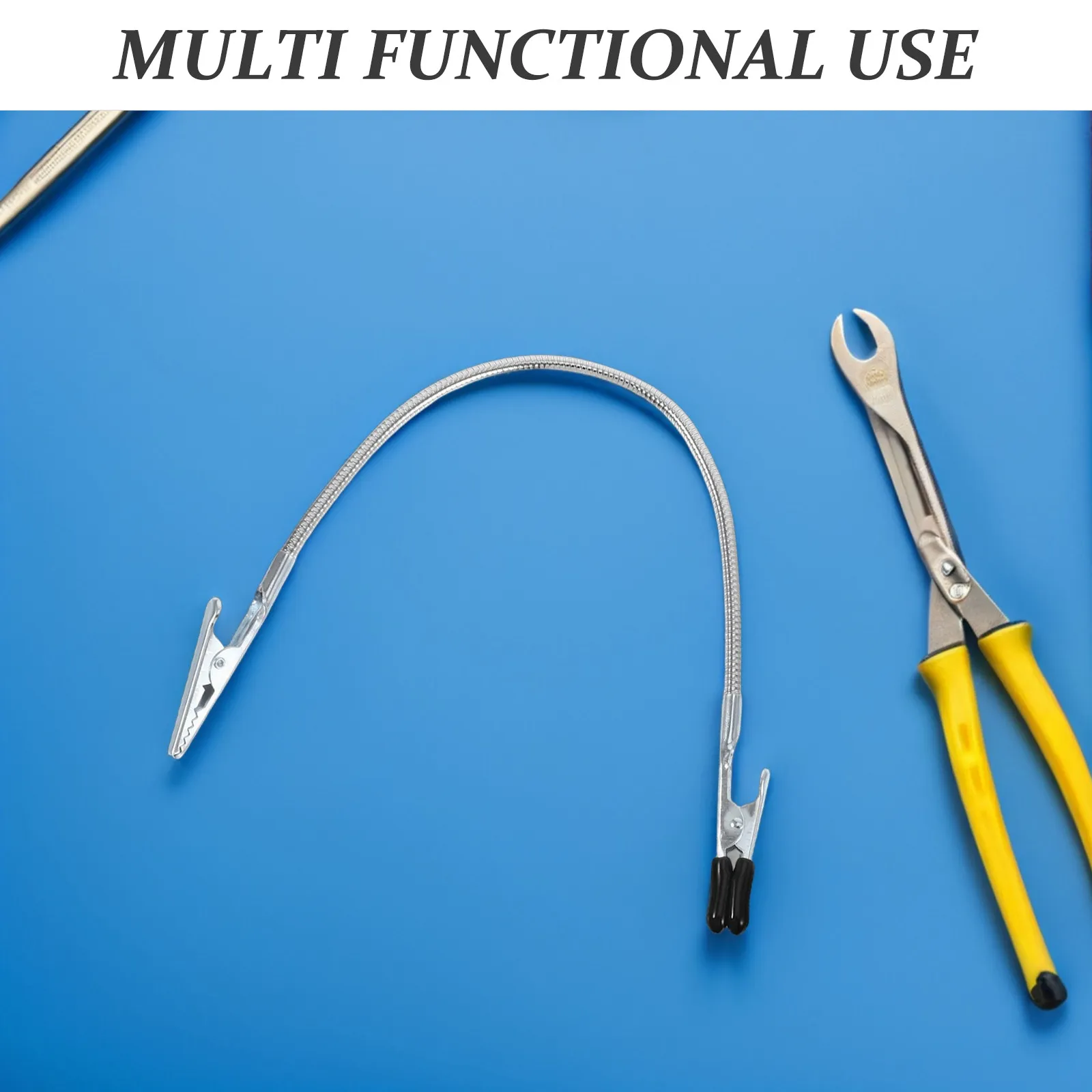 6Pcs Insulated Alligator Clips Double-Ended Welding Clamps 11 Inch Wire Soldering Fixture Electronics Repair Welding Work Clips