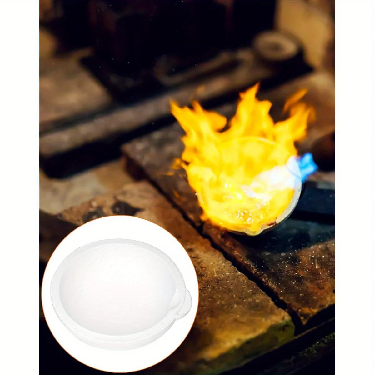 

Кварцевый тигель премиум-класса (100-5000 г) для плавки золота, серебра, платины, литья ювелирных изделий и выплавки/отделения металлов