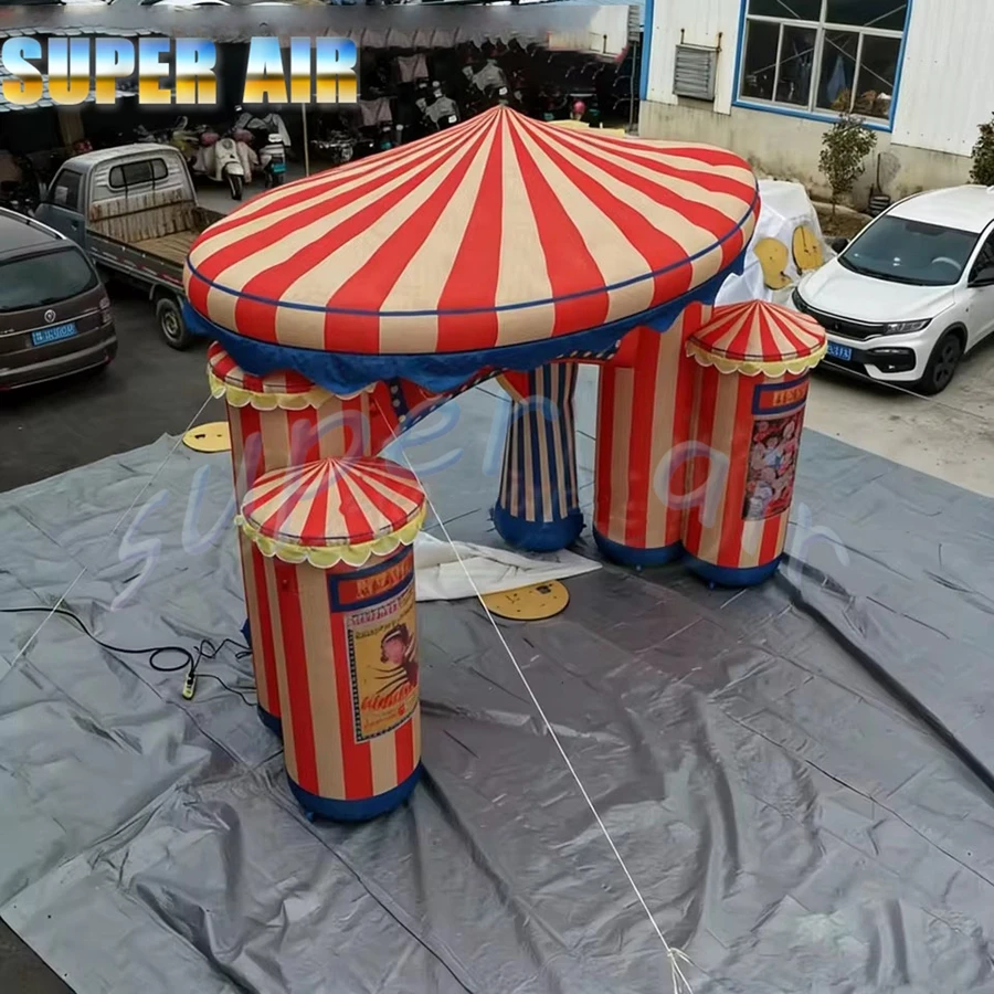 Special custom circus club portable door Inflatable entrence arch inflatable castle arch for performance event
