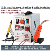 SUNKKO 709AD Spot Welder 3.2KW High Power Battery Digital Display Soldering  Spot Welding 18650 Lithium Battery Pulse Spot