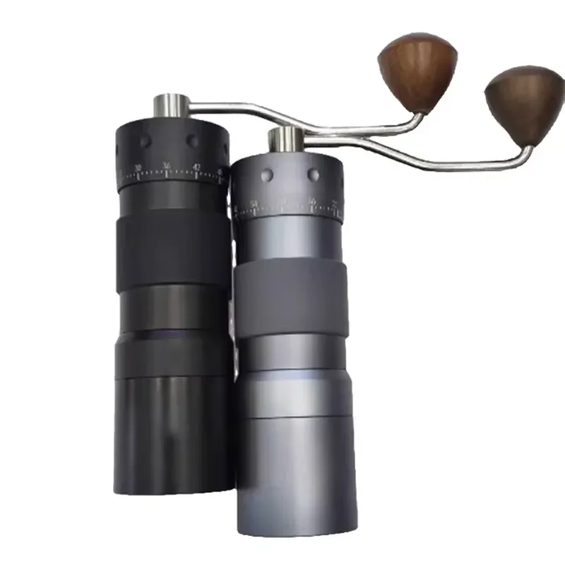Mini Portable Espresso Manual Coffee Grinder 420 Aluminum Alloy numerical control processing Adjustable broaching machine