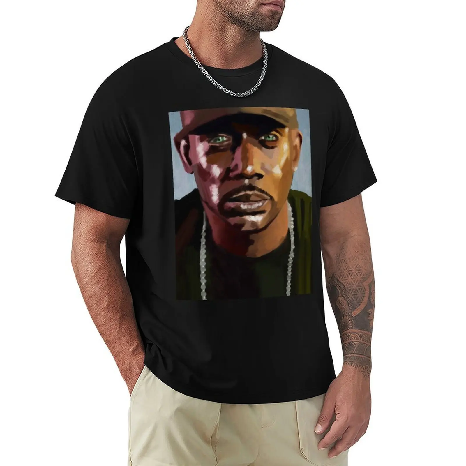 

Mc Skibadee portrait T-Shirt Fashion Casual Short Sleeve T-Shirt