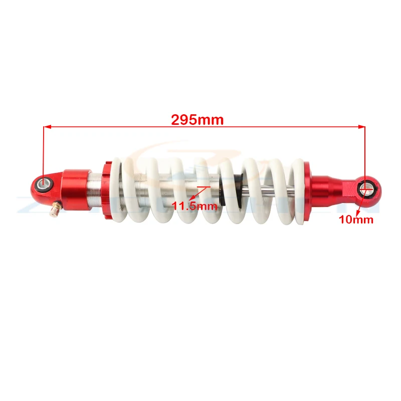 Cross-country motorcycle parts  295mm hydraulic central water-absorbing rear shock absorber