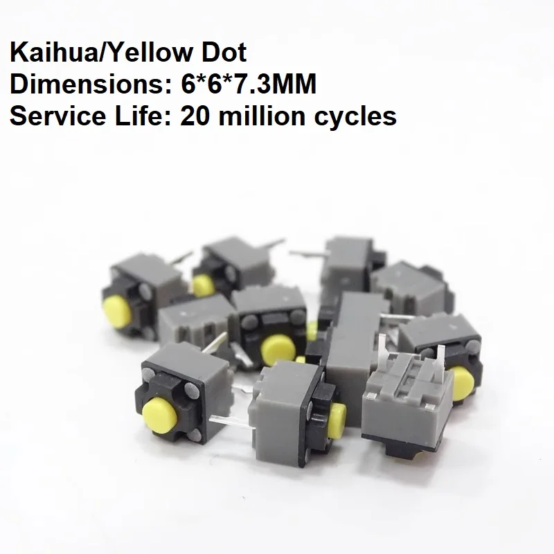 Kailh Silent Mouse Micro Switch For M330 M220 M590 6*6*7.3mm Red