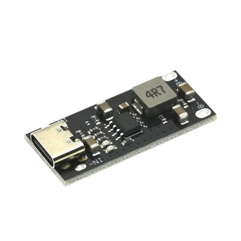 1-10pcs Type-C Input High Current 3A Polymer Ternary Lithium Battery Quick Fast Charging Board IP2312 CC/CV Mode 5V To 4.2/4.35V