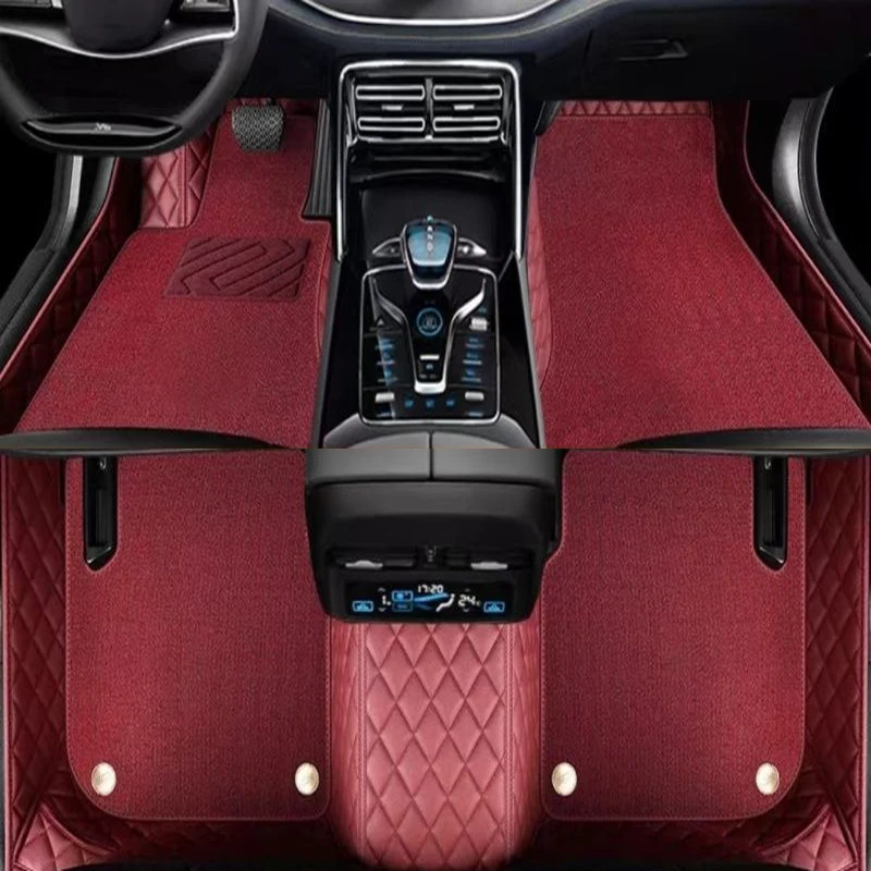 

Custom Double Layer Car Floor Mats Fit for Chevrolet Corvette C7 2014 2015 2016 2017 2018 2019 Auto Accessories Foot Carpet