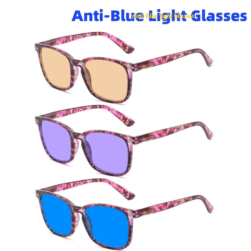 

Fashion Printed Office Game Anti-Blue Light Glasses for Men Women Luxury Comfortable Protect Eyes Optical Computer Glasses