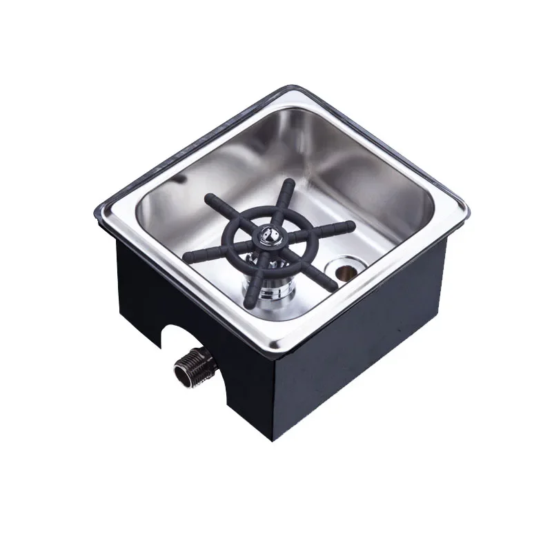 Black Cup Easy Washing Stainless Steel Glass Rinser
