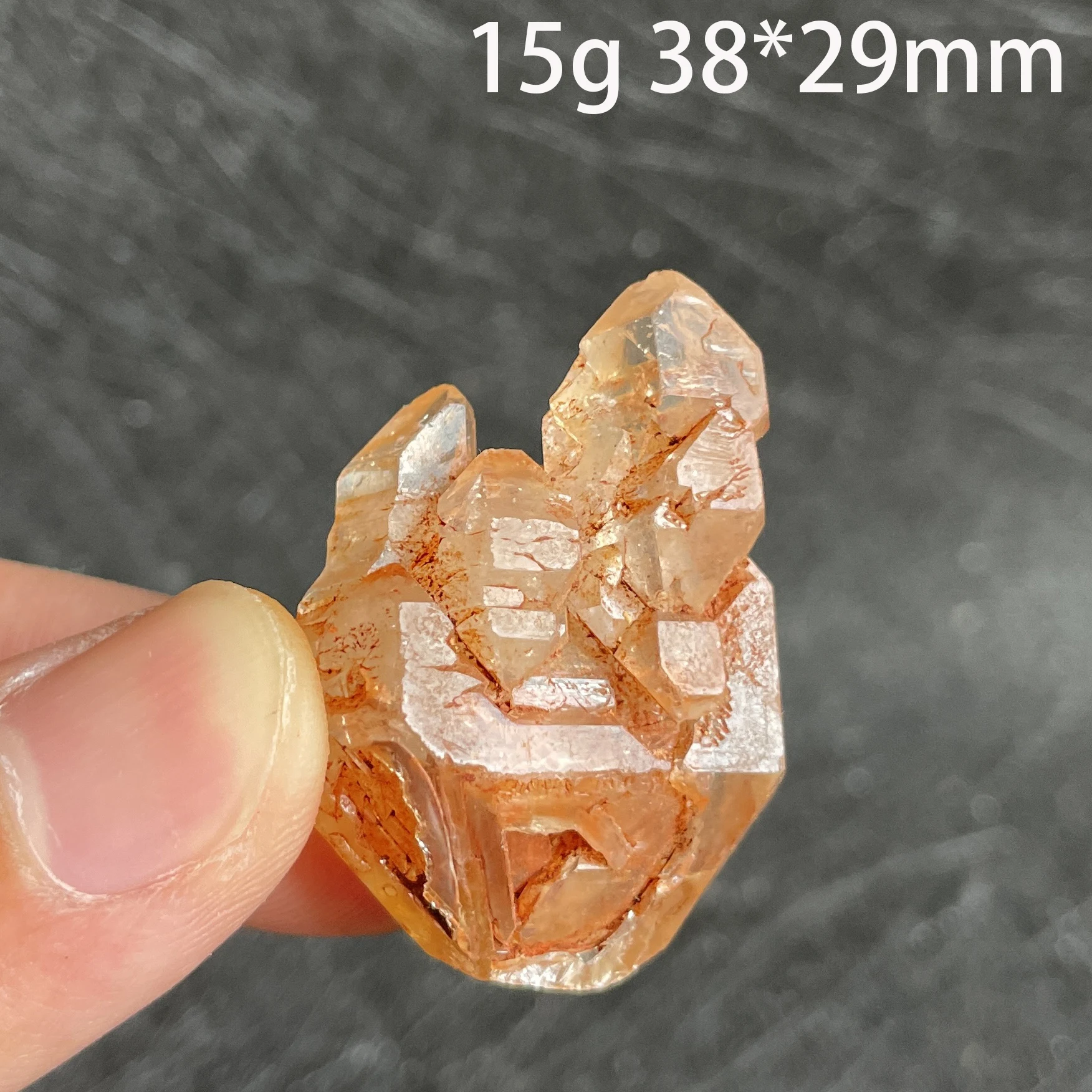 Natural Stone Red Mud Herkimer Diamond Skeletal Crystal Mineral Specimen Clear Quartz Cluster Raw Rock Decor Rough Healing