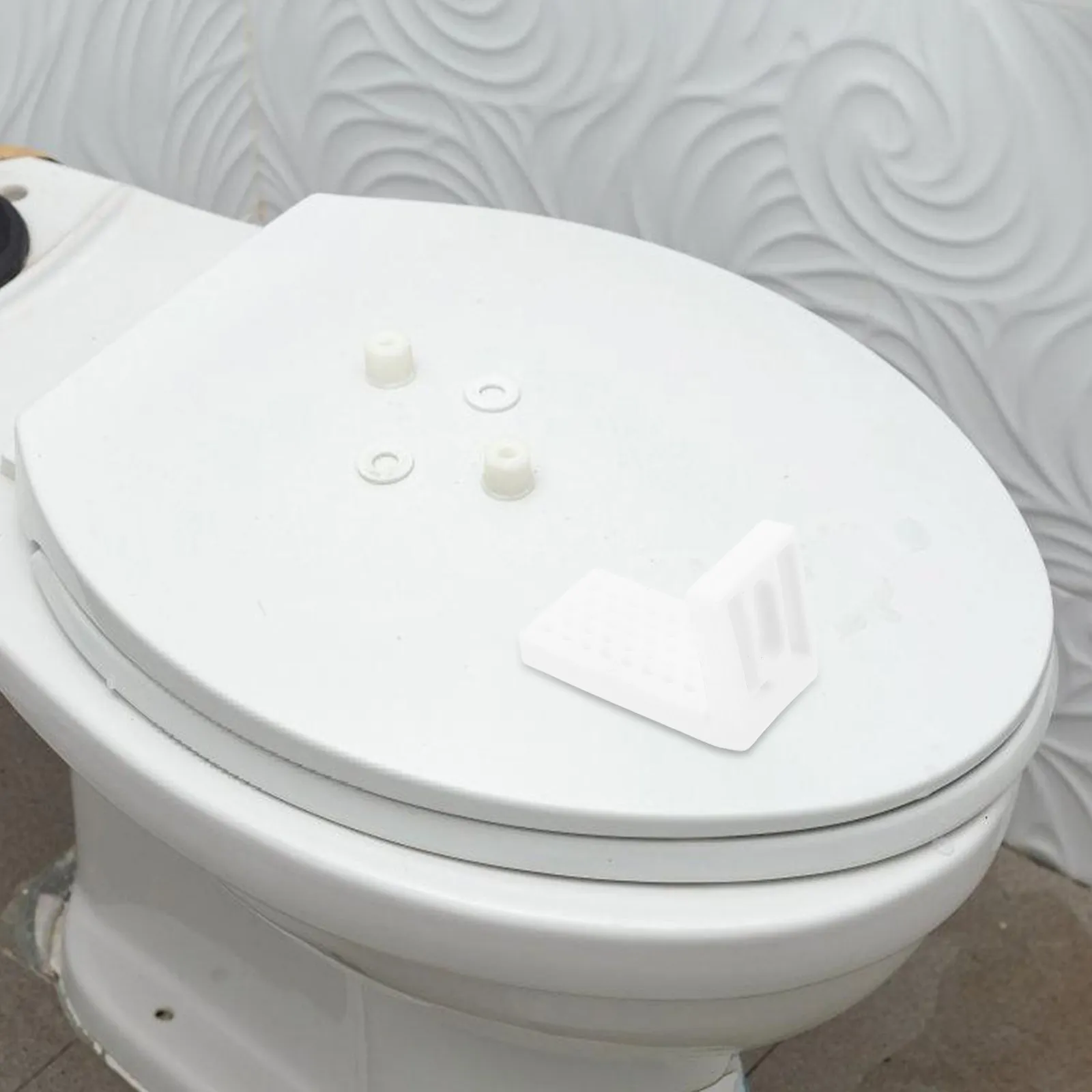 

1Set Universal Toilet Seat Mounting Kit L-Shaped Bolts Screws Nuts for Top Mount Toilet Lid Seat Hinge Fixing Bathroom Fitting