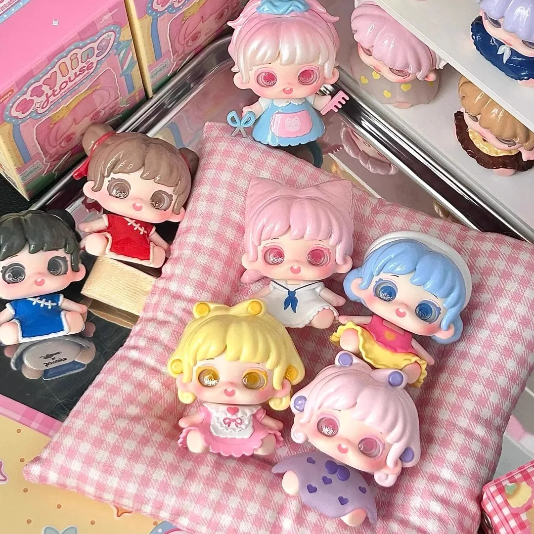 أصيلة Jotoys/Miana Xiaomi'Na Mini Shapeshifting منزل صغير رائعتين حبة سلسلة صندوق أعمى تمثال هدية مزخرفة