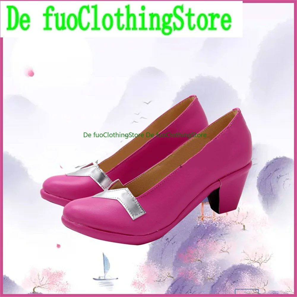 

Deufo Fate Grand FGO Koyanskaya of Light Обувь для косплея Сапоги Игра Аниме Карнавал Вечеринка Хэллоуин Рождественская обувь