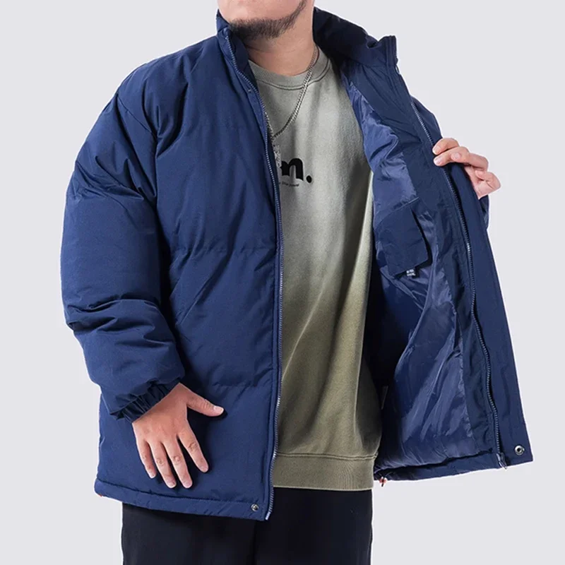 Plus Size Winter Jackets Men Oversized Parka Coat Loose Fit Large Size Waterproof Outdoor Hiking Men Clothing