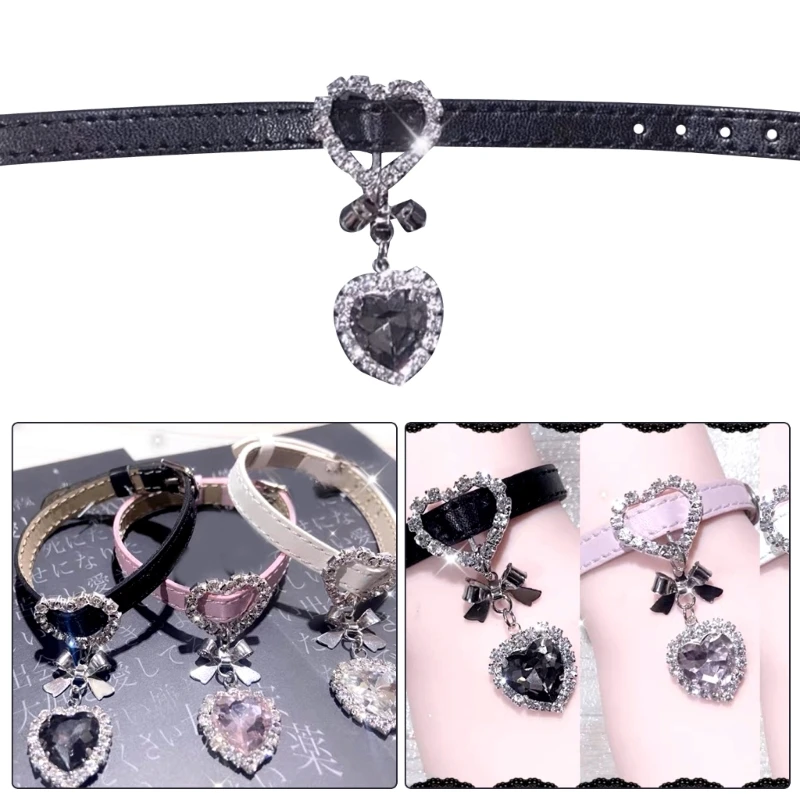 Unique Heart Pendant Wristband Heart  Charm Hand Chain Fashion Jewelry