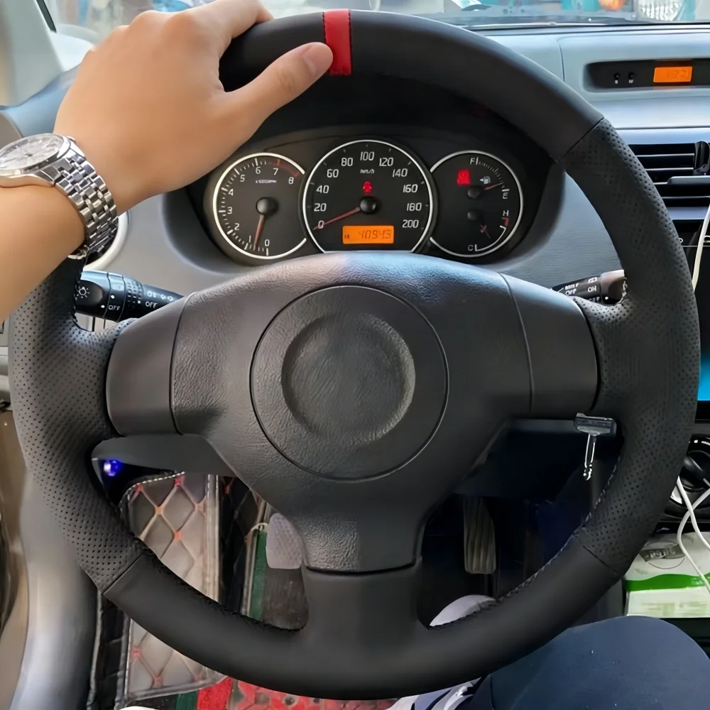 Autozubehör Handgenähtes Kunstleder Opel Vauxhall 2005-2015 Lenkradbezug für Suzuki Swift Sport Splash