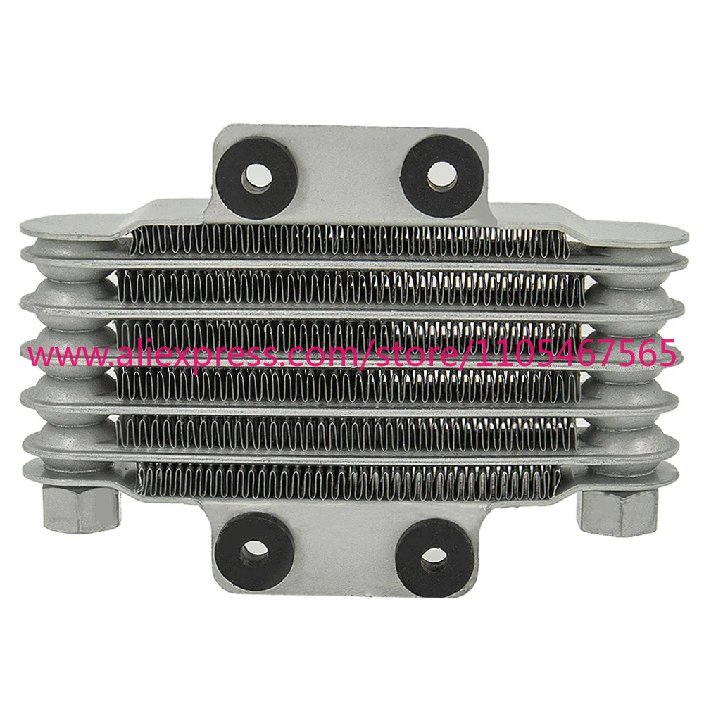 1Pcs 190mm 6 Row Silver Universal Motorcycle Radiator Oil Cooler New SO-05-M10