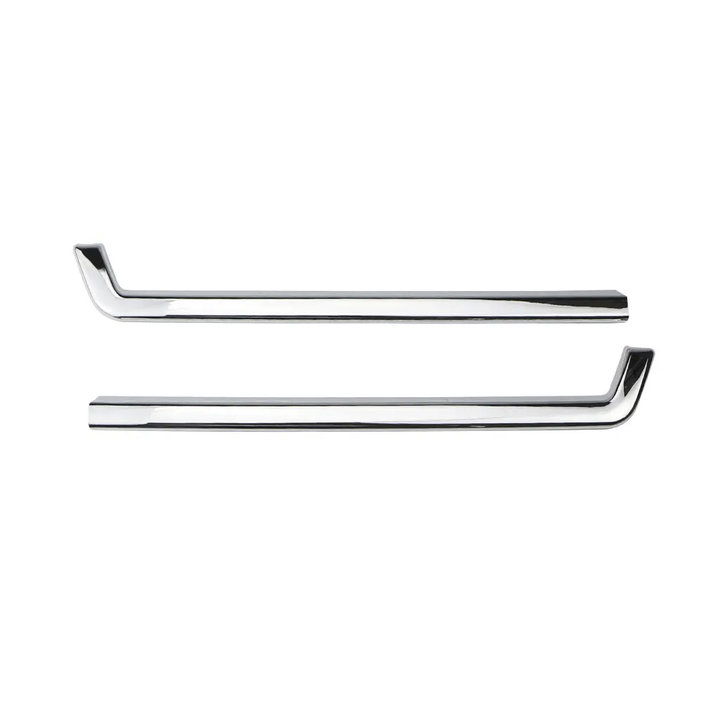 2Pcs Car Front Grille Decoration Cover Front Logo Side Decoration Trim Sticker for Ford Ecosport 2012 - 2017 ABS Chrome Acc - view 4