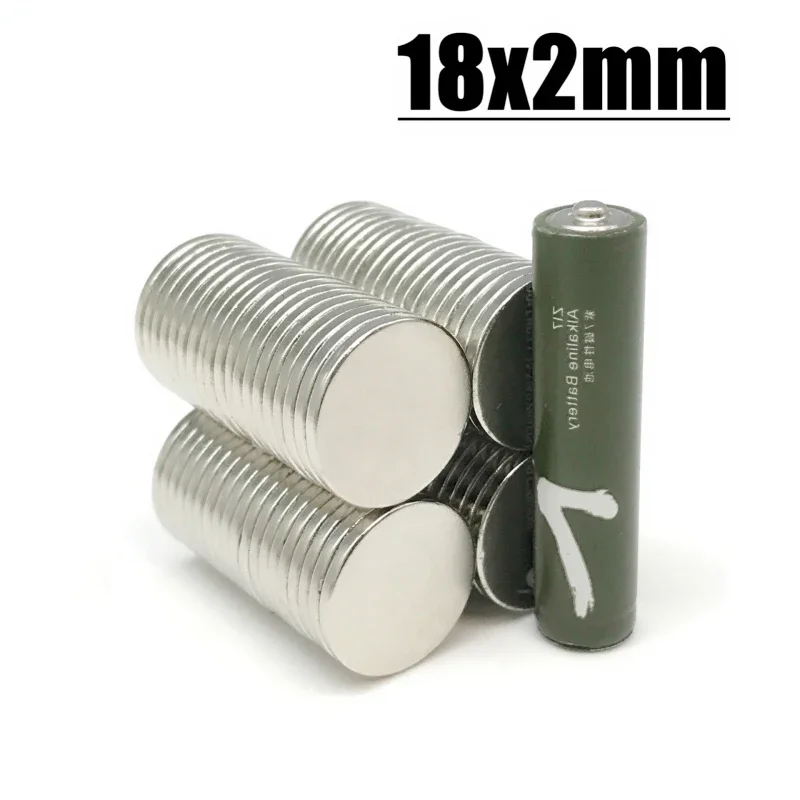 18*2mm Magnet 5-300pcs N35 NdFeB Permanent Magnetic Imanes Neodymium Magnet Fridge Magnets 18x2mm Magnet Accessory