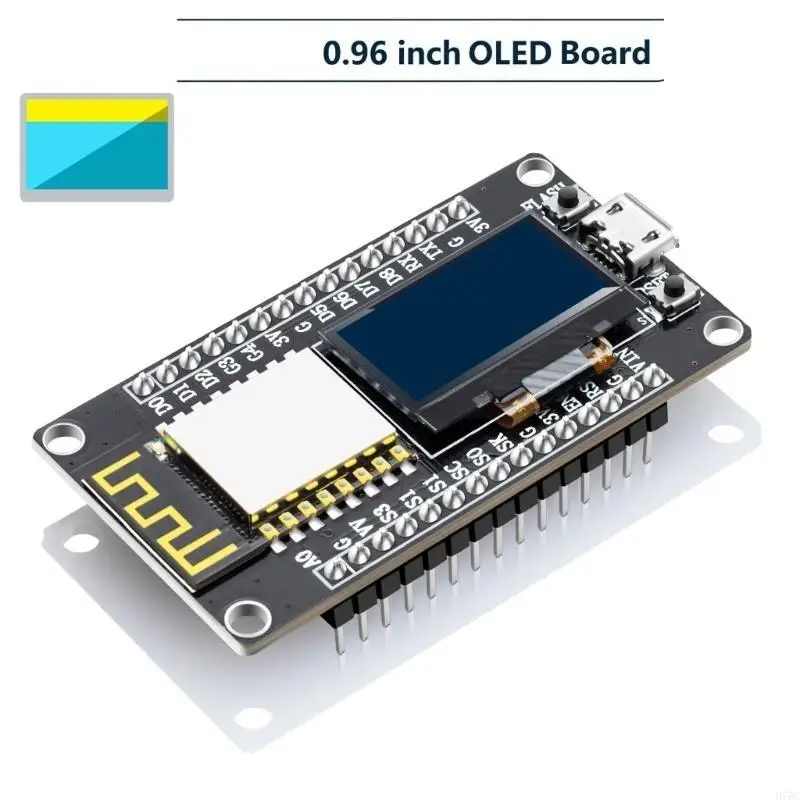 H7BC Programmable 8266 Module 0.96Inch Screen Stable WiFi USB C Compatible Multiple Platforms