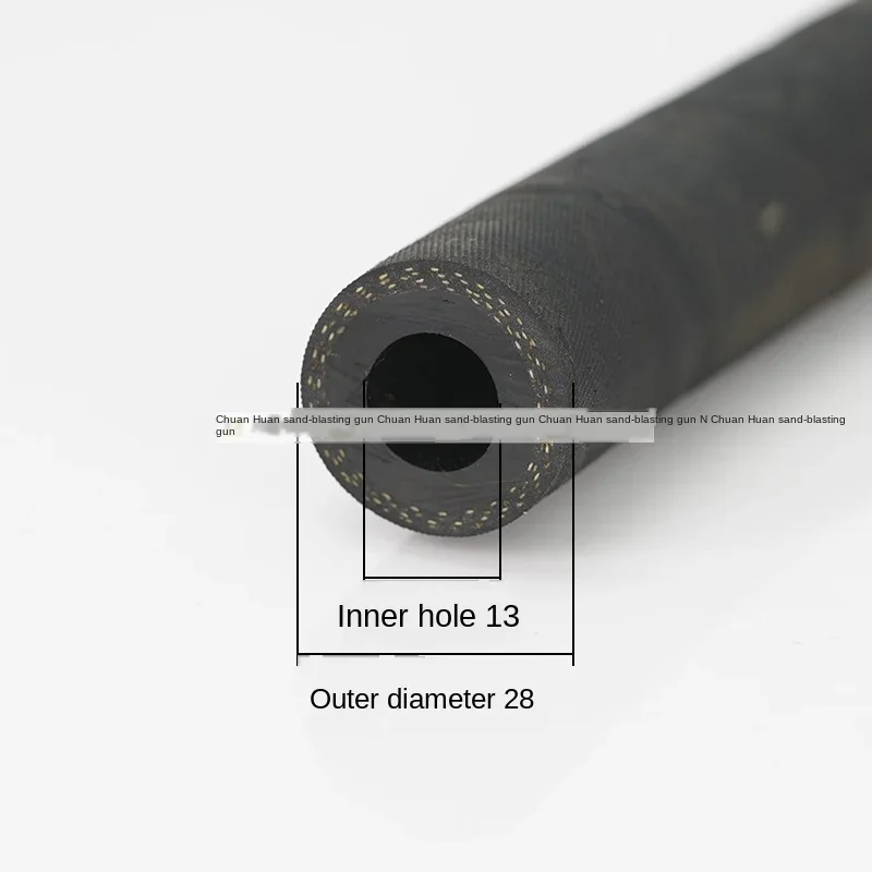 13x22 13x27 Wear-resistant Sandblasting Tube High Pressure Rubber  for Manual Automatic  Machine