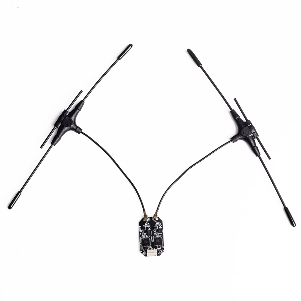 ELRS 915Mhz/2.4G Dual-Band Integrated Dual-Channel Gemini Receiver Gemini Xrossband ExpressLRS Receiver For FPV Drone Parts