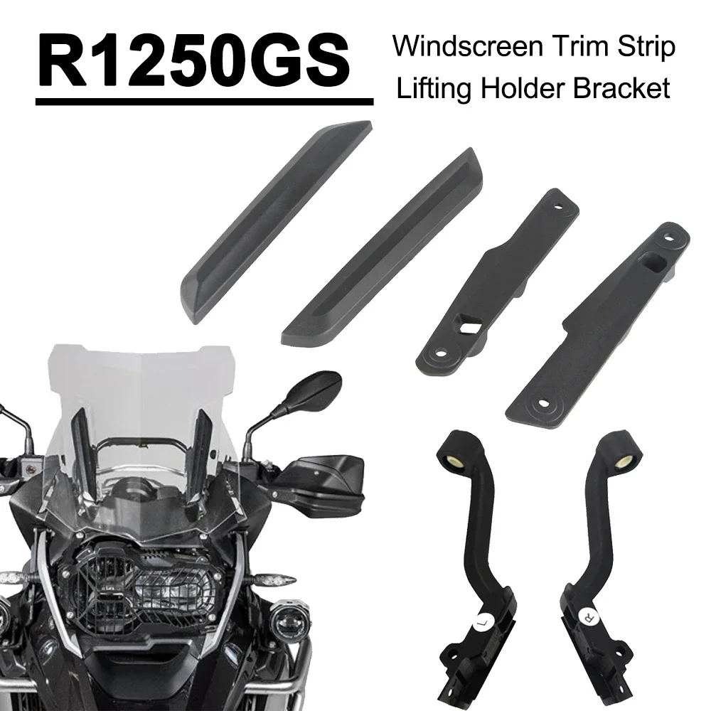 R1200GS ADV Reinforcement Windshield Bracket Trim Strip Windscreen Support Adjustable Lifting Holder For BMW R1200 GS R1250GSA