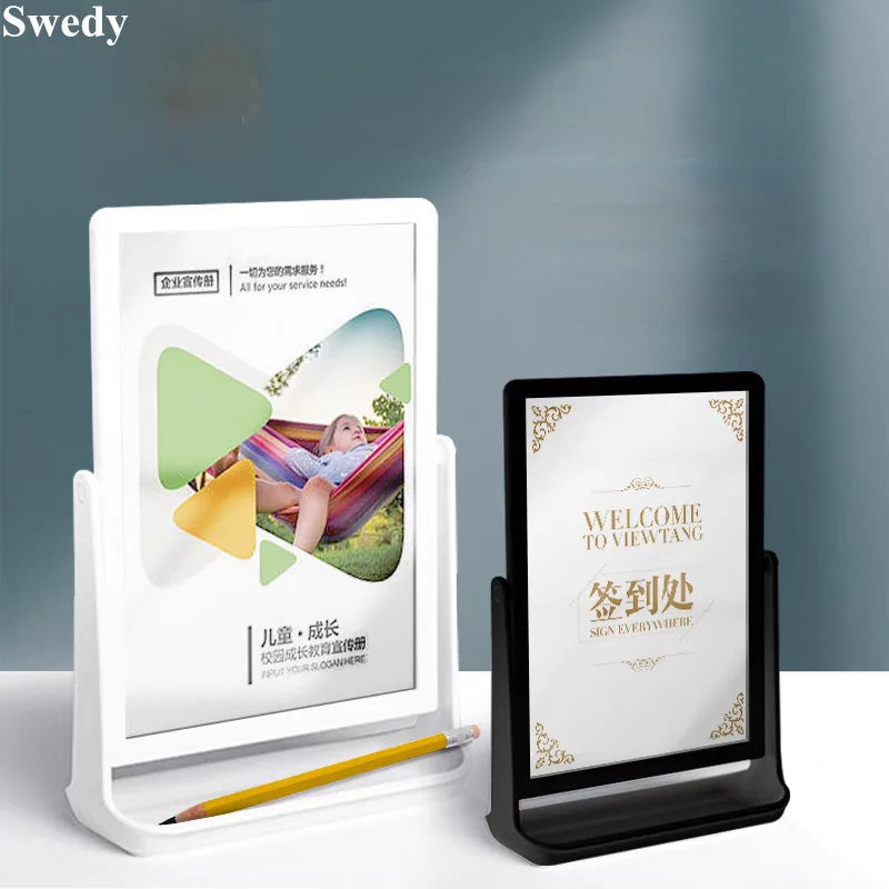 

A5 148X210MM Plastic Restaurant Menu Price Paper Advertisement Picture Photo Poster Frame Acrylic Sign Holder Display Stand