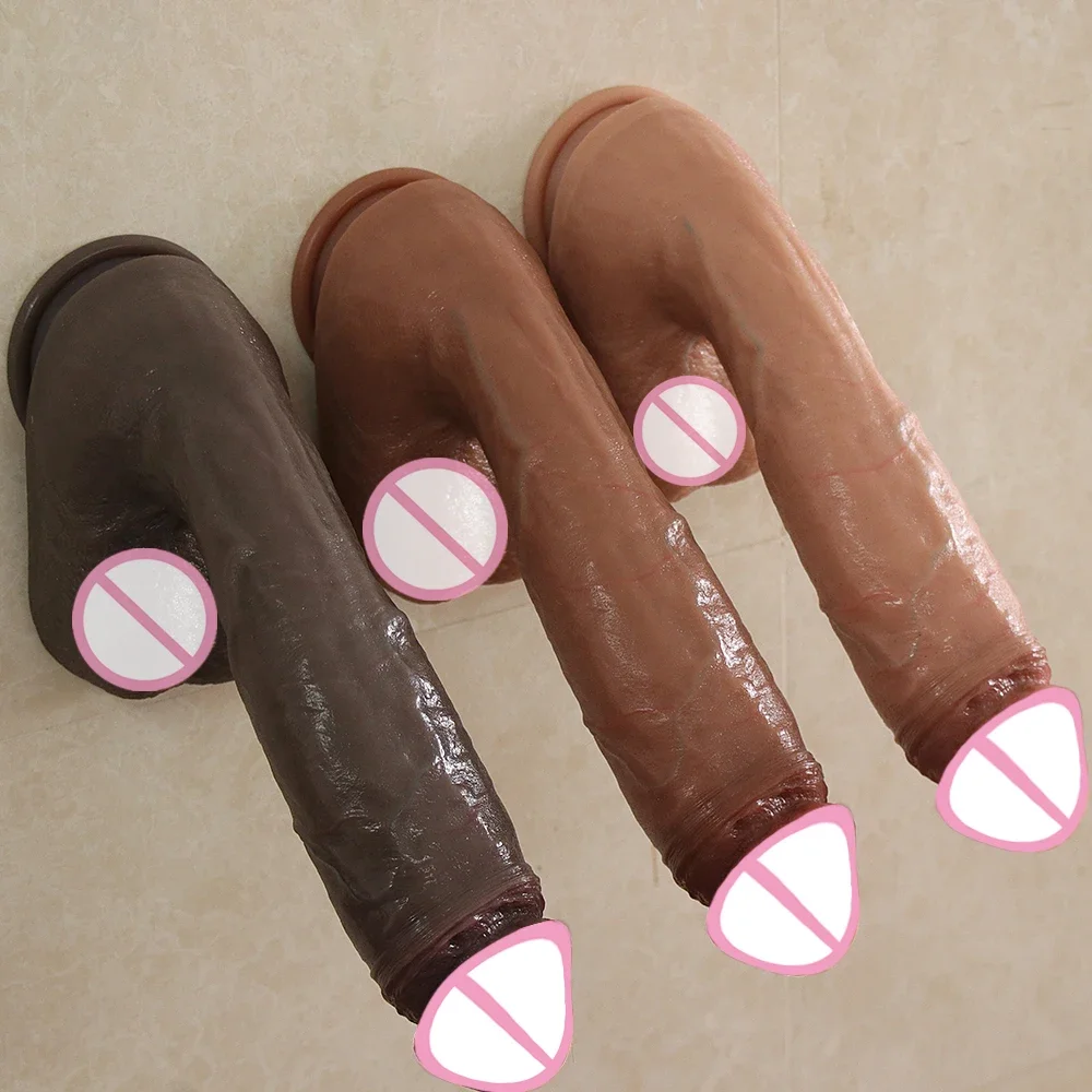 5 Models XXL Dildo Realistic Skin Silicone Penis Soft Huge Dick Strapon Suction Cup Anal Sex Toys For Women Vagina Masturbation view 6