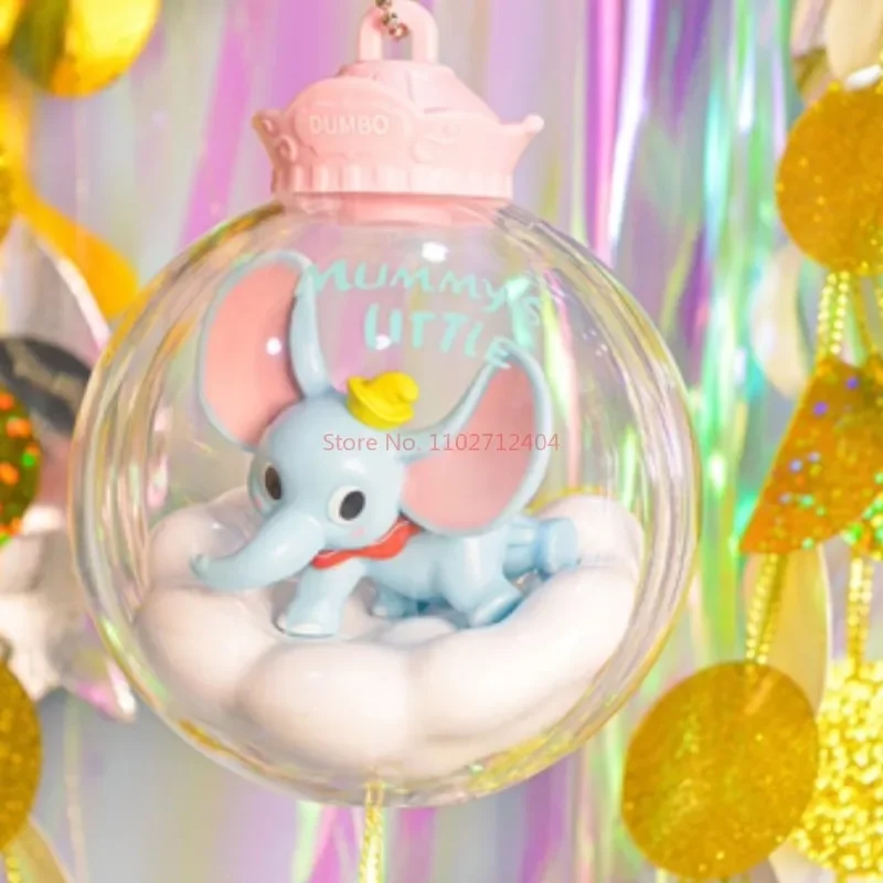 2024 Blind Box Disney Dumbo Wishing Wind Chime Crystal Ball Pendant Decoration Imperial Guard Blessing Handmade Female Gift