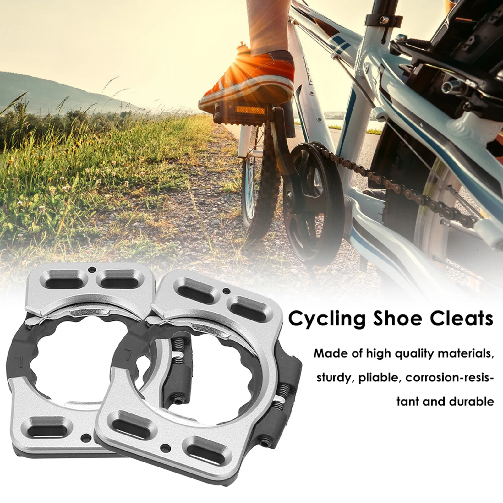 1 ペアクイックリリースサイクリングシューズクリートカバーアダプターコンバータ SpeedPlay ゼロサイクリングシューズクリートバイクペダルクリートカバー用