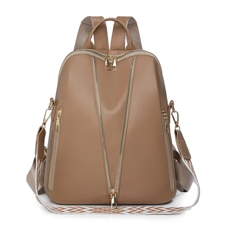 Daily Wear Simple Solid Tone Women Backpack Fashion Lightweight Design, Portable Layout for Outdoor Leisure and Student Use