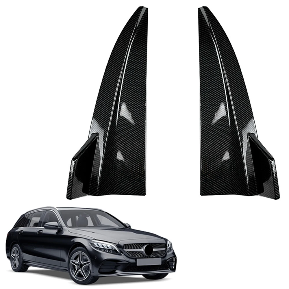 Car Rear Bumper Splitter Diffuser Spoiler Kit Scratch Protector for Benz C Class S205 Estate Wagon C180 C200 AMG