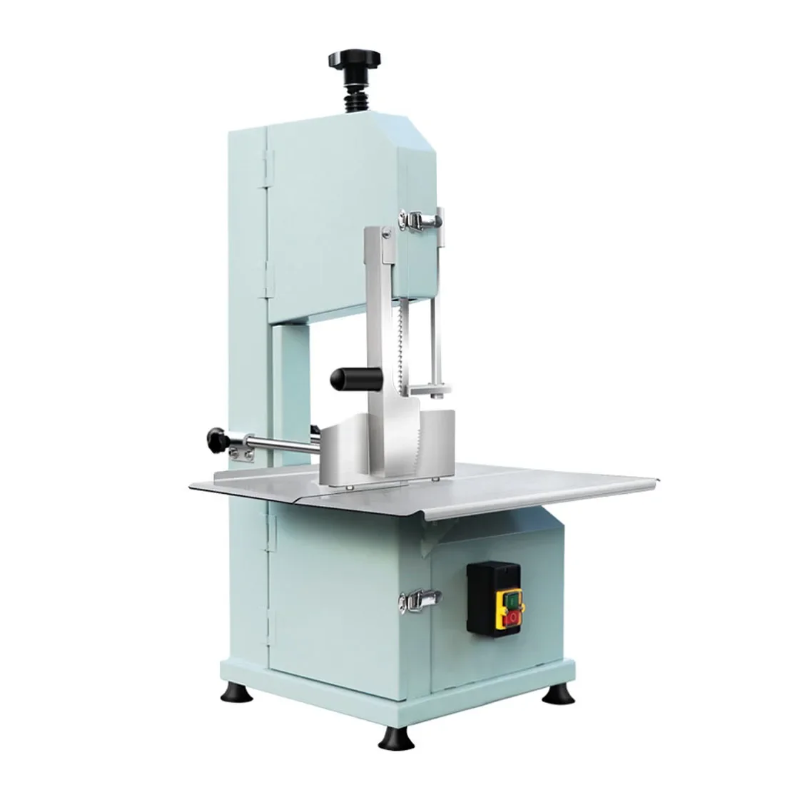 Fully automatic desktop bone sawing machine electric stainless steel frozen meat jelly fish cutting beef bone chopping machine