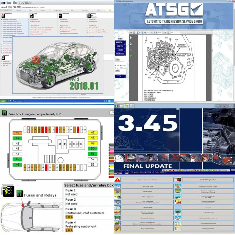 2024 year alldata10.53 online software auto repair 2014 autodata 3.45 vivid 2018.1 AutocomS V2021.11 + Delphi 2021.10b  2017 R3