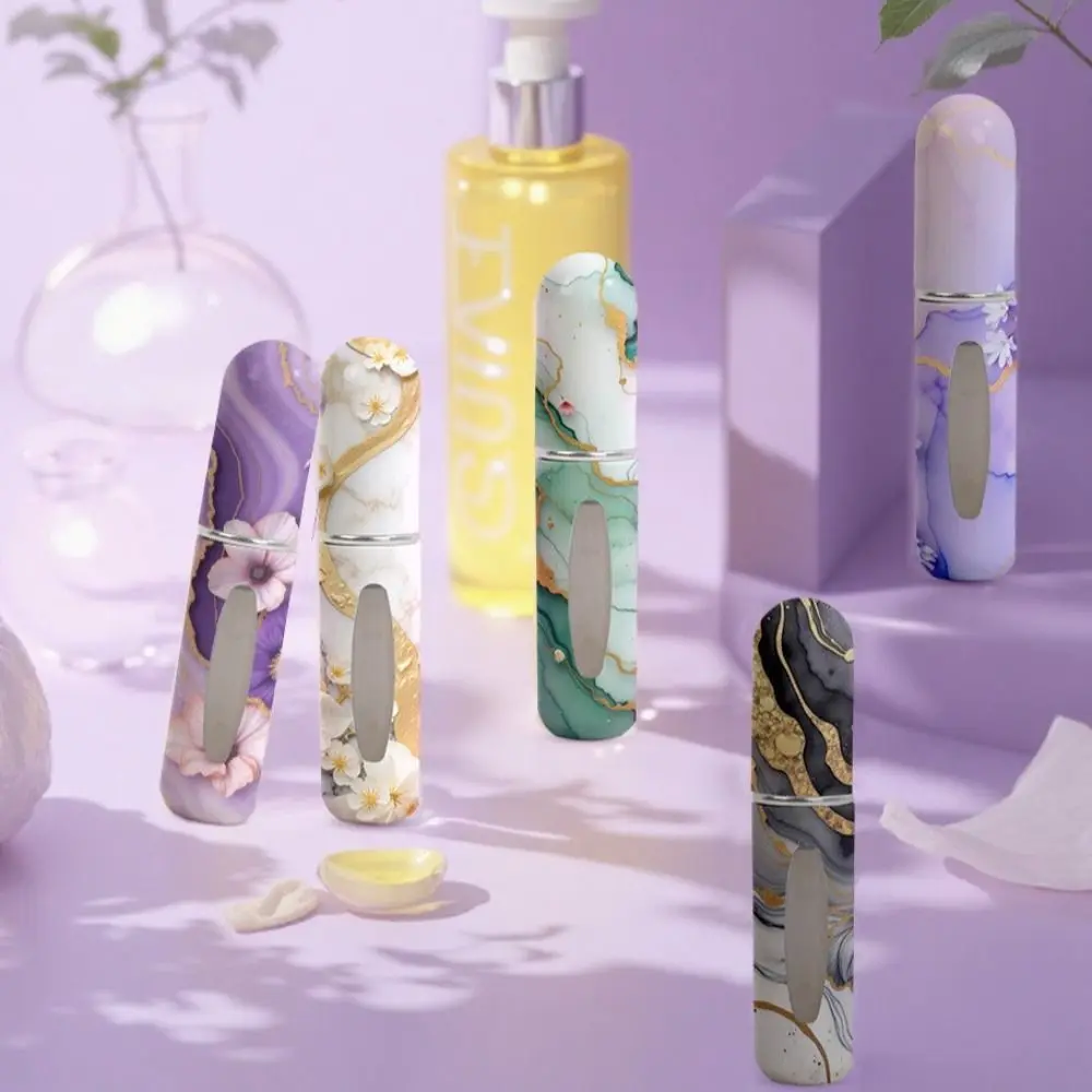 

Portable 5ml Mini Perfume Bottle Refillable Leak-proof Spray Rotating Bottle Empty Cosmetic Containers Travel