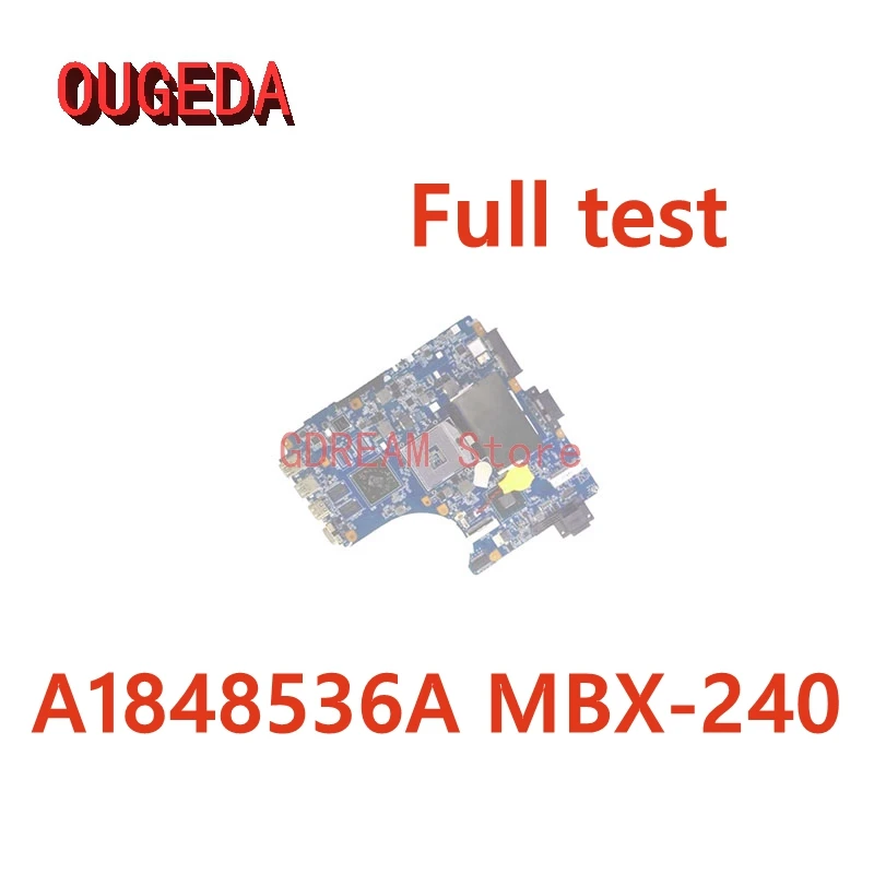 

OUGEDA MBX-240 A1848536A V061 REV 1.1 1P-0113J01-8011 Mainboard For Sony Vaio VPCCB3P1E Laptop Motherboard HM65 Full test