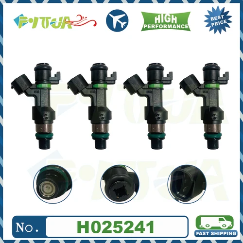 Inyector de combustible H025241, 4 piezas, para Nissan Qashqai MK1 J10 MR20DE, Renault Megane III Fluence 2,0