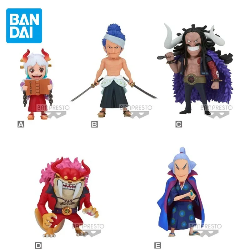 

BANDAI Genuine ONE PIECE WCF Land of Wano Ghost Island Vol 9 Yamato Kaidou Anime Action Figure Model Toys Gifts For Children