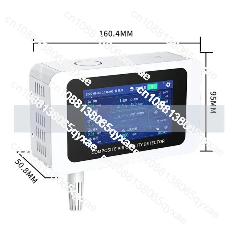 Renke Air Quality Monitoring Equipment for PM2.5 PM10 CO SO2 NO2 O3 TVOC Gas System Analyzer Detector Air Pollution