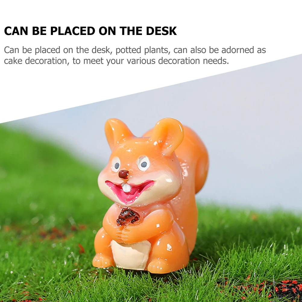 

12pcs Small Decoration Miniature Realistic Animal For Garden Yard Simulation Animal Adornment Balcony Desktop Decor Resin